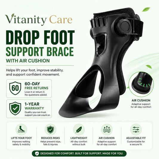 Vitanity Care™ Foot Support Brace – Adjustable Everyday Foot & Ankle Support