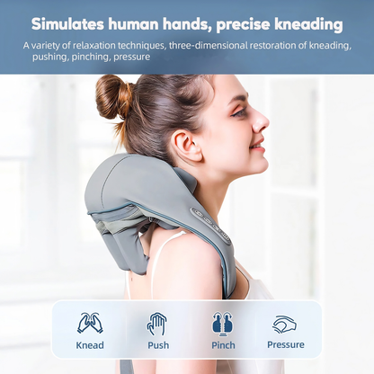 Vitanity Care Wireless Neck & Shoulder Massager – 26W Deep Kneading Back Massage
