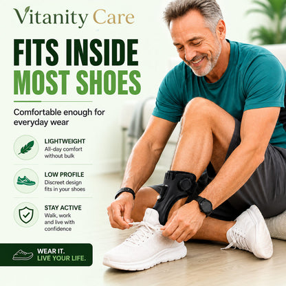 Vitanity Care™ Foot Support Brace – Adjustable Everyday Foot & Ankle Support
