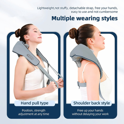 Vitanity Care Wireless Neck & Shoulder Massager – 26W Deep Kneading Back Massage