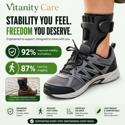 Vitanity Care™ Foot Support Brace – Adjustable Everyday Foot & Ankle Support