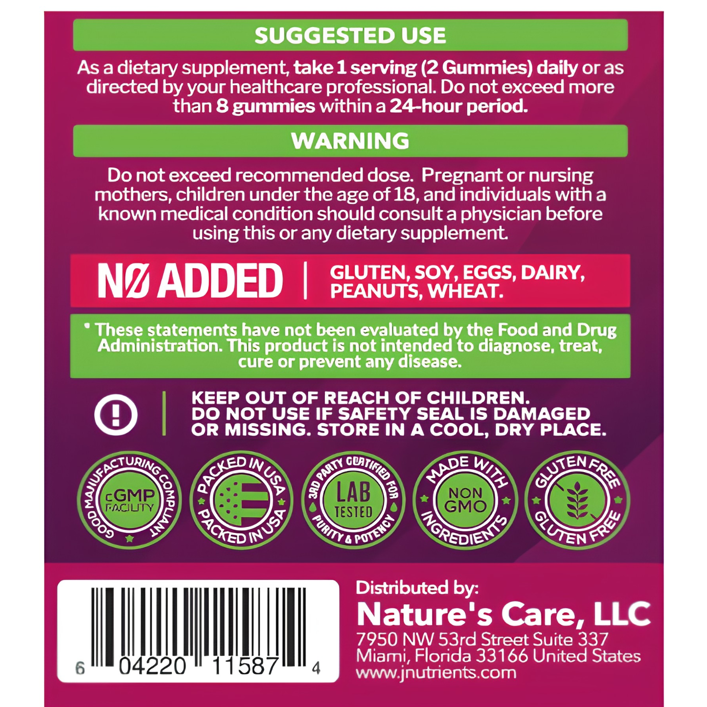 Elderberry Gummies 200mg with Vitamin C & Echinacea – Immune Support Gummies for Adults & Kids | Vegan | 100 Count