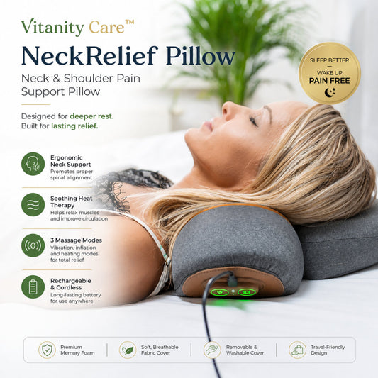 Vitanity Care™ Neck Support Pillow – Ergonomic Neck & Shoulder Cushion