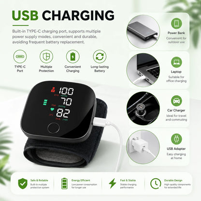 Vitanity Care™ Rechargeable Wrist Blood Pressure & Pulse Monitor